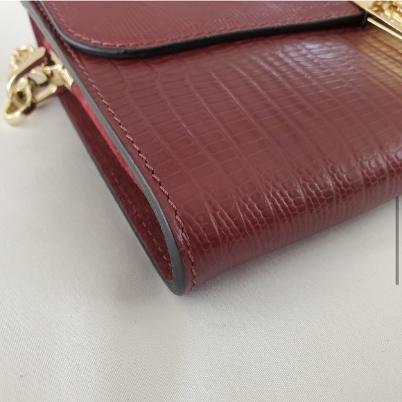 Gorgeous Red Leather Viola Castellani Purse MADE IN ITALY - Picture 13 of 16